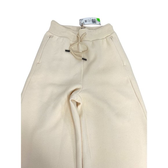 Adidas Badge of Sport Wide Leg Women’s Waffle Sweatpants XS Ecru HK0477 Logo - Picture 15 of 15